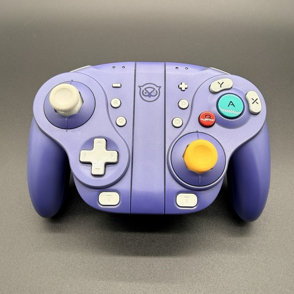NYXI Wizard Wireless Joy-Con Style Controller Purple Nintendo Stitch PC Untested
